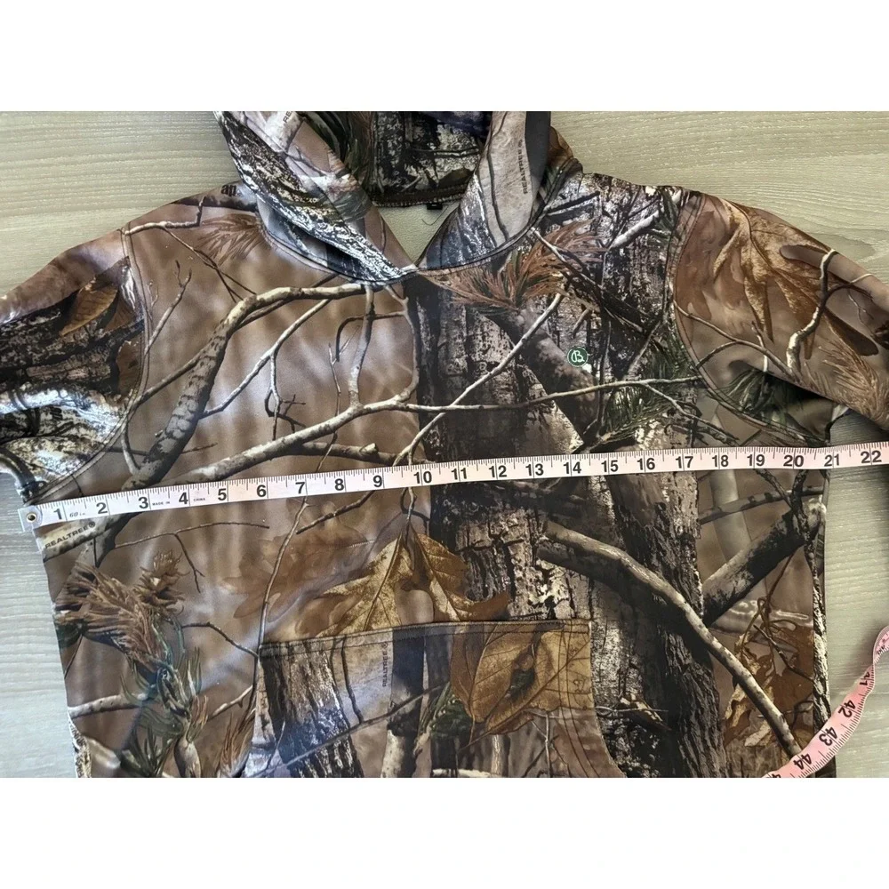 Realtree AP Camo Hoodie Kids‎ Large Forest Hunting Fleece Pullover Sweatshirt
